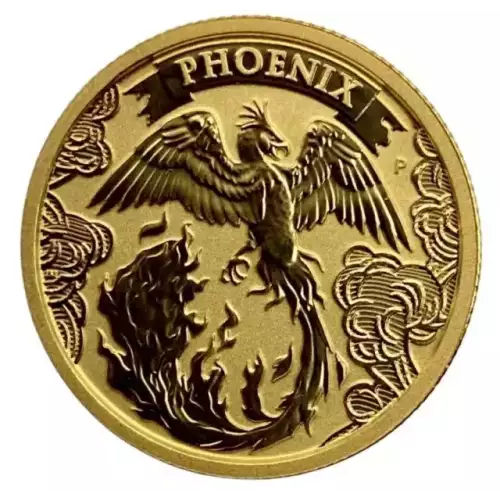 2022 1/4oz Australia Perth Mint .9999 Gold Phoenix Coin