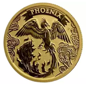 2022 1/4oz Australia Perth Mint .9999 Gold Phoenix Coin