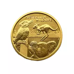 2022 1/4oz Australian Perth Mint .9999 Gold Wild life Coin 