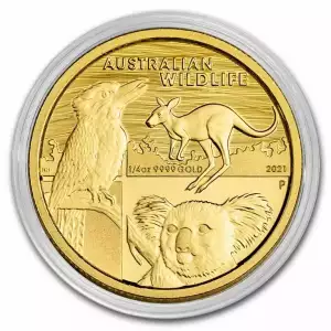 2022 1/4oz Australian Perth Mint .9999 Gold Wild life Coin  (3)