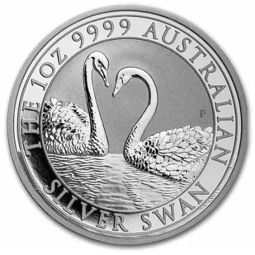 2022 1oz Australia Perth Mint Swan .9999 Silver Coin