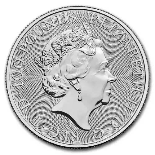 2022 1oz British Royal Mint Tudor Beast Lion of England .9995 Platinum Coin (4)