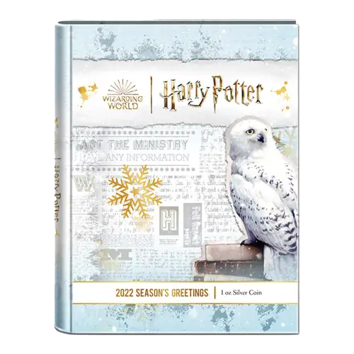 2022 1oz Harry Potter Seasons Greetings .999 Silver Coin  (4)