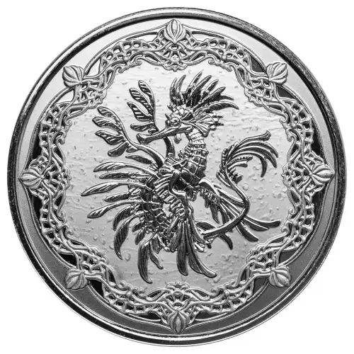 2022 1oz Samoa Seadragon .999 Silver proof- like Coin