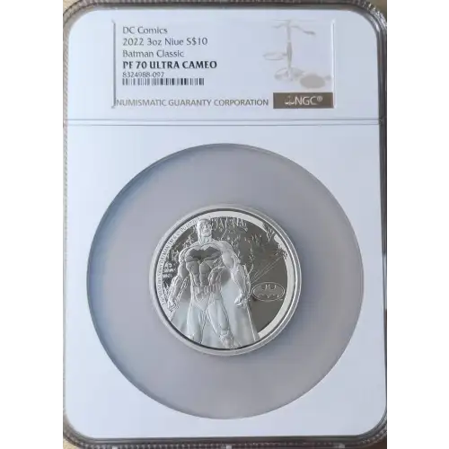 2022 2022 3oz Niue DC Comics Batman Classic .999 Silver Coin NGC PF70 UC NGC (2)