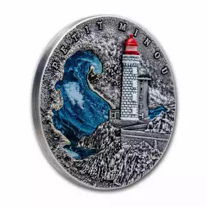 2022 2oz Niue Lighthouse Petit Minou .999 Silver Coin
