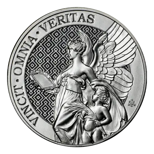 2022 2oz St. Helena Vincit Omnia Veritas .999 Silver Coin