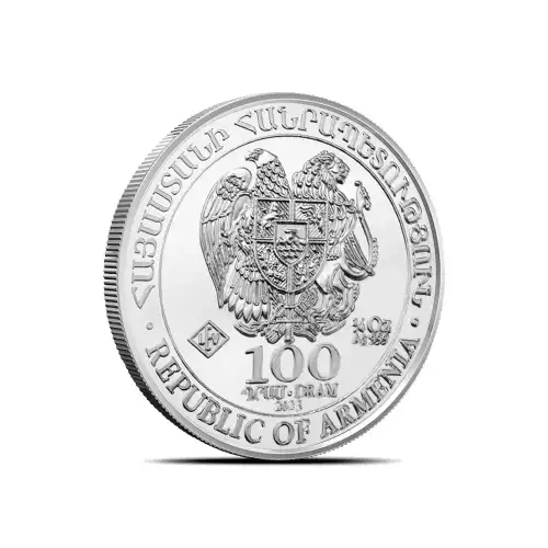 2023 1/4 oz Noah's Ark Armenia Silver Coin  (2)