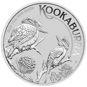 2023 10oz Australian Perth Mint .9999 Silver Kookaburra Coins