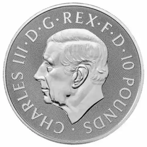 2023 10oz  Tudor Beasts Series - The Bull of Clarence .9999 Silver BU Coin [DUPLICATE for #546305]