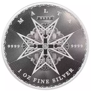 2023 1oz .9999 Silver Maltese Cross Coin 