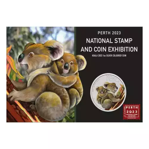 2023 1oz Australia Koala.9999 Silver Coloured Coin (Perth Coin and Stamp Show Special) (3)