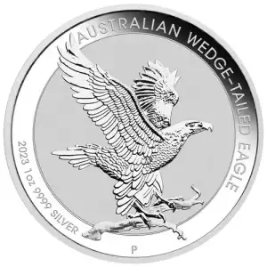 2023 1oz Australian Perth Mint .9999 Silver Wedge Tailed Eagle Coin