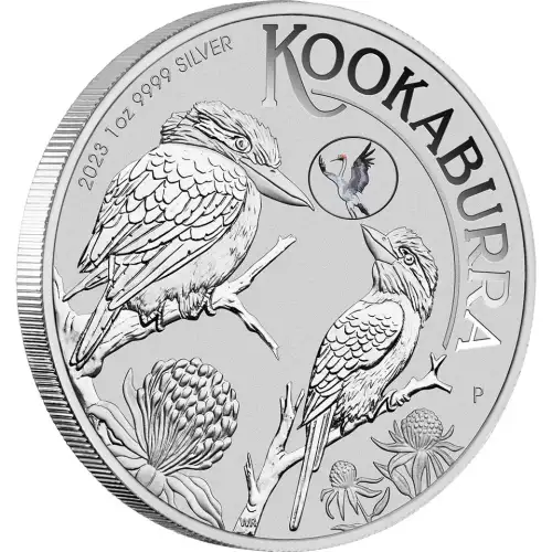 2023 1oz Brisbane Money Expo ANDA Special Kookaburra W/ Brolga Privy .9999 Silver in Card (3)