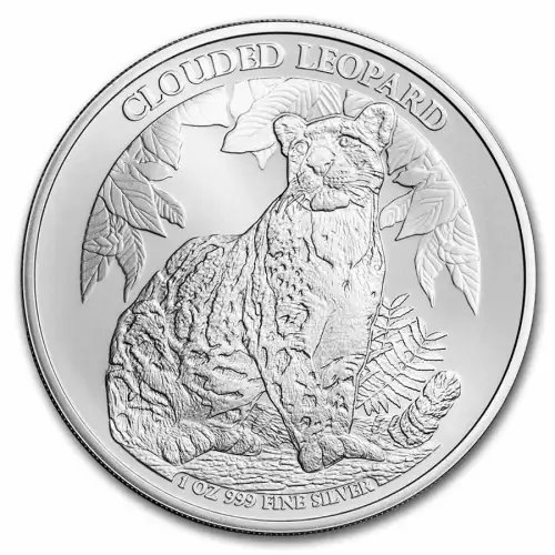 2023 1oz Cambodia Clouded Leopard .999 Silver Coin
