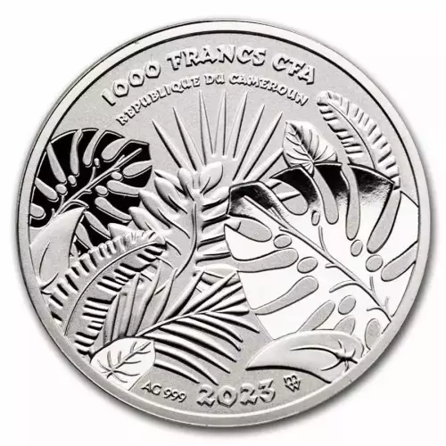 2023 1oz Cameroon Be Great Elephant Proof .999 silver Coin (5)