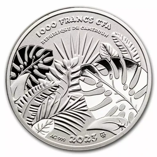2023 1oz Cameroon Be Great Elephant Proof .999 silver Coin (5)