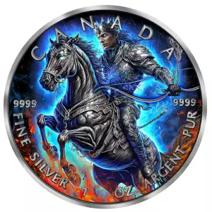 2023 1oz Canada Maple Leaf Black Platinum .999 Silver Coin [DUPLICATE for #546143]