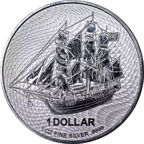 2023 1oz Cook Island .9999 Silver HMS Bounty Coin