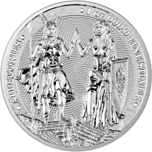 2023 1oz Germania .9999 Silver Allegories: Galia and Germania Coin