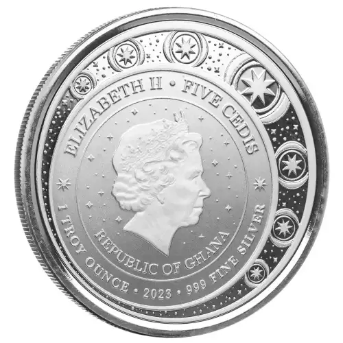 2023 1oz Ghana Scottsdale .999 Silver Unicorn Coin