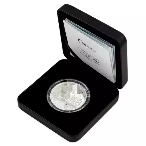 2023 1oz Niue Czech Lion Hologram Proof .999 Silver Coin (4)