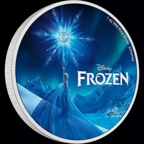 2023 1oz Niue Disney Frozen 10th Anniversary .999 Silver Coin (2)
