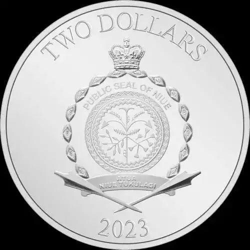 2023 1oz Niue Disney Frozen 10th Anniversary .999 Silver Coin