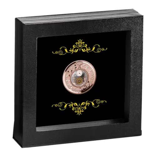 2023 1oz Niue Faberge Pocket Watch .999 Silver Coin (3)