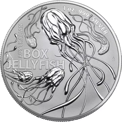 2023 1oz Royal Australian Mint Australia's Most Dangerous Box Jellyfish .999 Silver BU Coin (3)