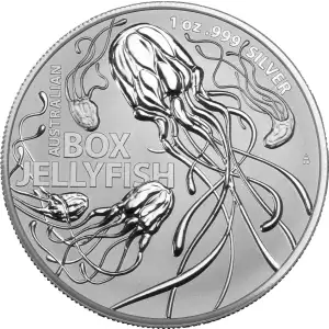 2023 1oz Royal Australian Mint Australia's Most Dangerous Box Jellyfish .999 Silver BU Coin (3)