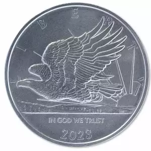 2023 1oz Samoa .999 Silver John Mercanti Eagle BU Coin