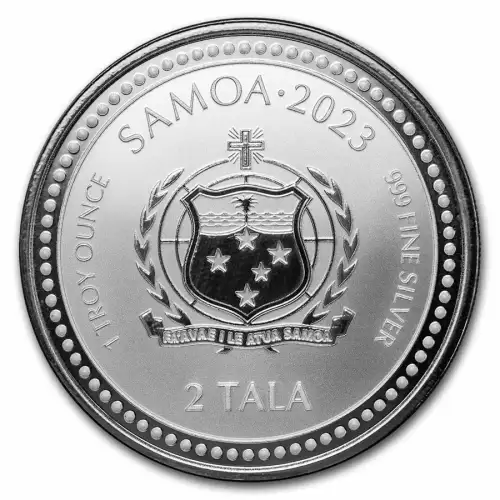 2023 1oz Scottsdale Mint Samoa Jesus Collection The Teacher .999 Silver Coin BU  (2)