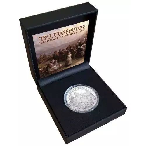 2023 1oz Sioux Nation First Thanksgiving .999 Silver Coin