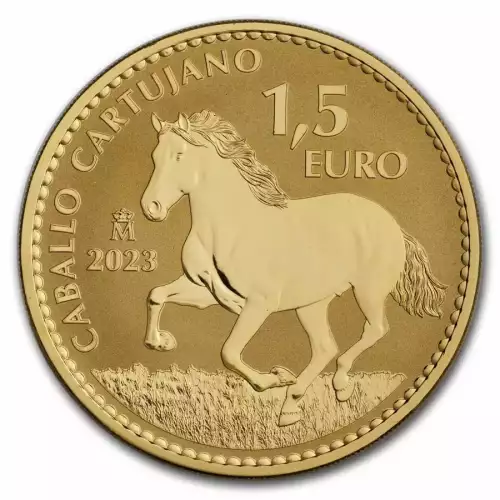 2023 1oz Spanish .9999 Gold Caballo (Stallion) Coin - Bullion Brothers LLC