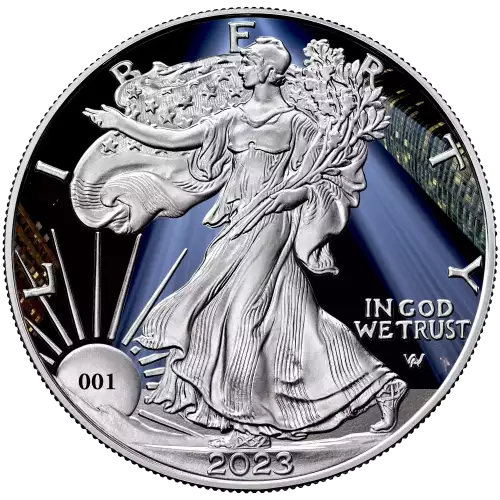 2023 1oz U.S. Eagle Never Forget 9/11 Ann. Edition .999 Silver Coin