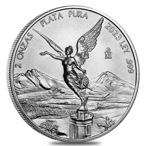 2023 2 oz Mexican .999 Silver Libertad  (2)