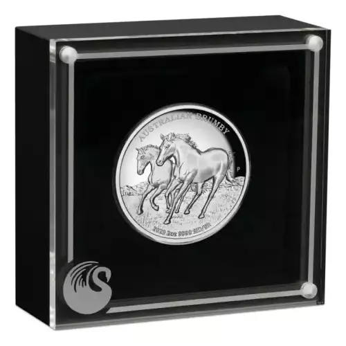 2023 2oz Australia Brumby .9999 Silver High Relief Proof Coin (4)