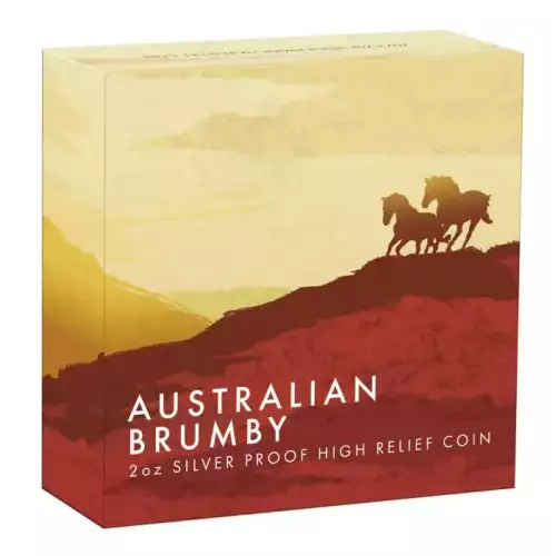 2023 2oz Australia Brumby .9999 Silver High Relief Proof Coin (3)