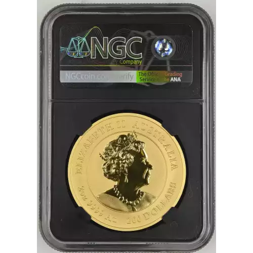 2023 2oz Australia Perth Mint Lunar Series III Year of the Rabbit .9999 Gold Coin - NGC MS 70 
