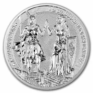 2023 2oz Germania .9999 Silver Allegories: Galia and Germania Coin [DUPLICATE for #546048] (3)