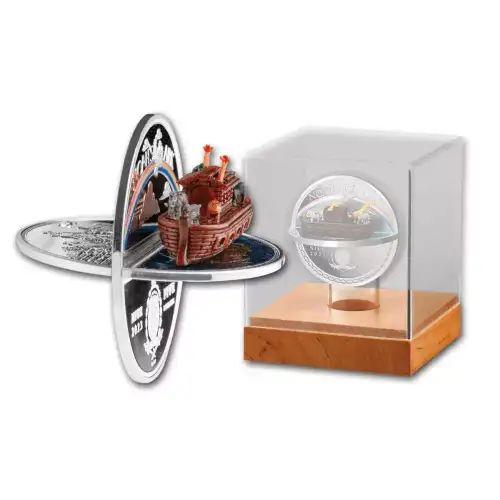 2023 2oz Niue 3D Noah's Ark .999 Silver Coin