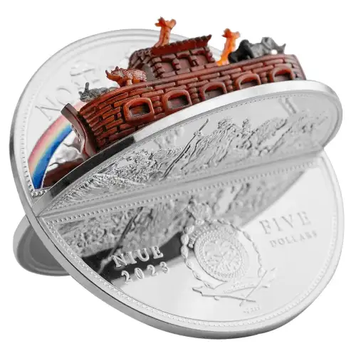 2023 2oz Niue 3D Noah's Ark .999 Silver Coin (3)