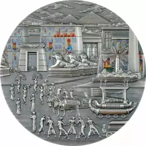 2023 2oz Palau Afterlife & Rites of Passage Egyptians .999 Silver Coin