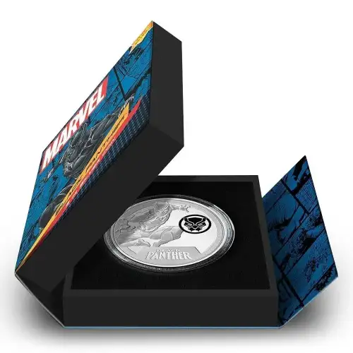 2023 3oz Niue Marvel Black Panther .999 Silver Coin in OGP