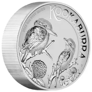 2023 5oz Australia Perth Mint Silver Kookaburra Incused Coin