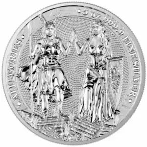 2023 5oz Germania .9999 Silver Allegories: Galia and Germania Coin (2)