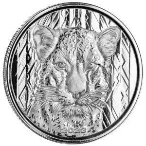 2023 Ghana African Leopard 1 oz .999 Silver Proof Like Coin (2)