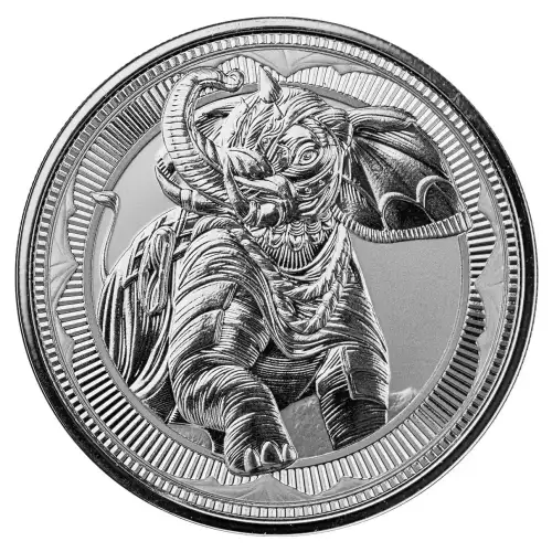 2023 Gibraltar War Elephant 1 oz Silver BU (2)