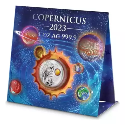 2023 Malta 1oz Copernicus .9999 Silver BU Coin (2)